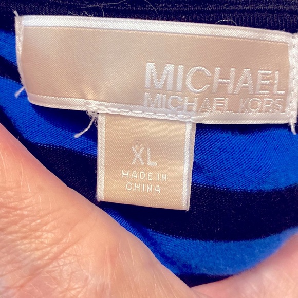 Michael Kors XL Over Sized High/Low 3/4” Length Sleeve Tunic - Picture 3 of 5